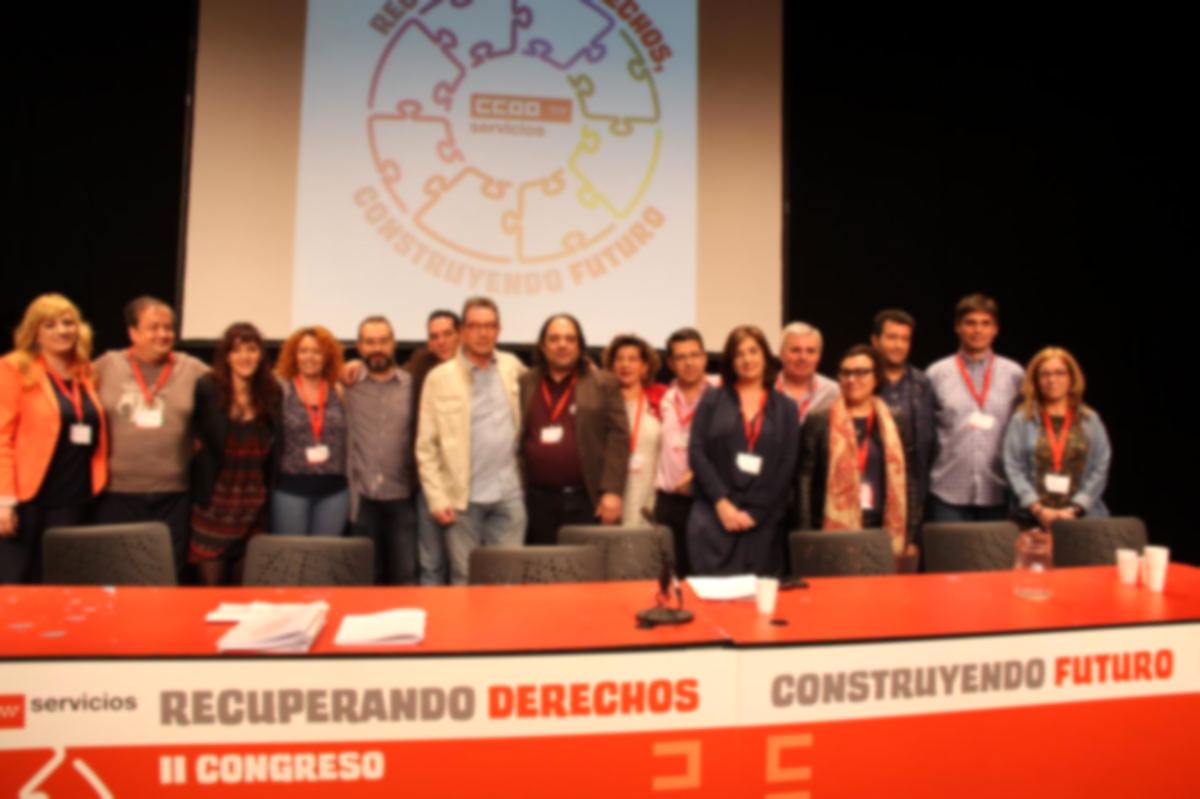 Nueva Ejecutiva de la Federacin de Servicios de CCOO de Madrid