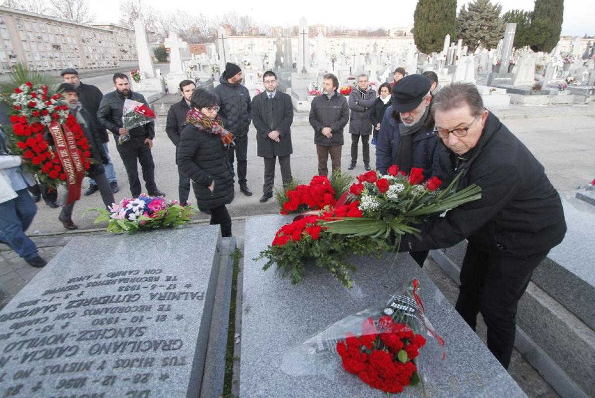 40 Aniversario Abogados de Atocha. Visita cementerios y concentracin en Antn Martn