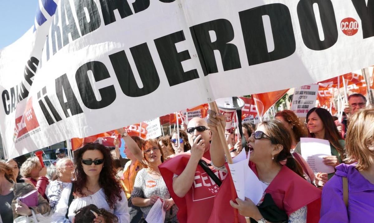 Huelga indefinida en la sanidad privada madrilea