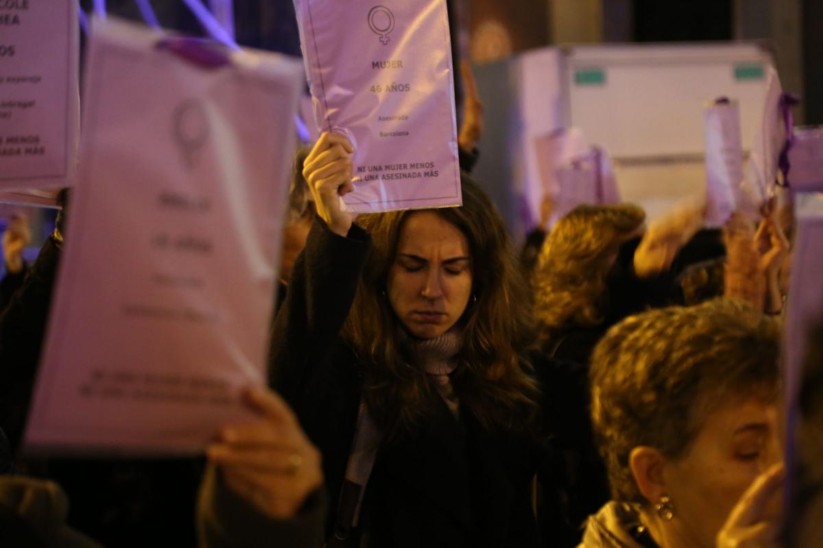 25N Manifestacin contra violencia machista en Madrid, 2019