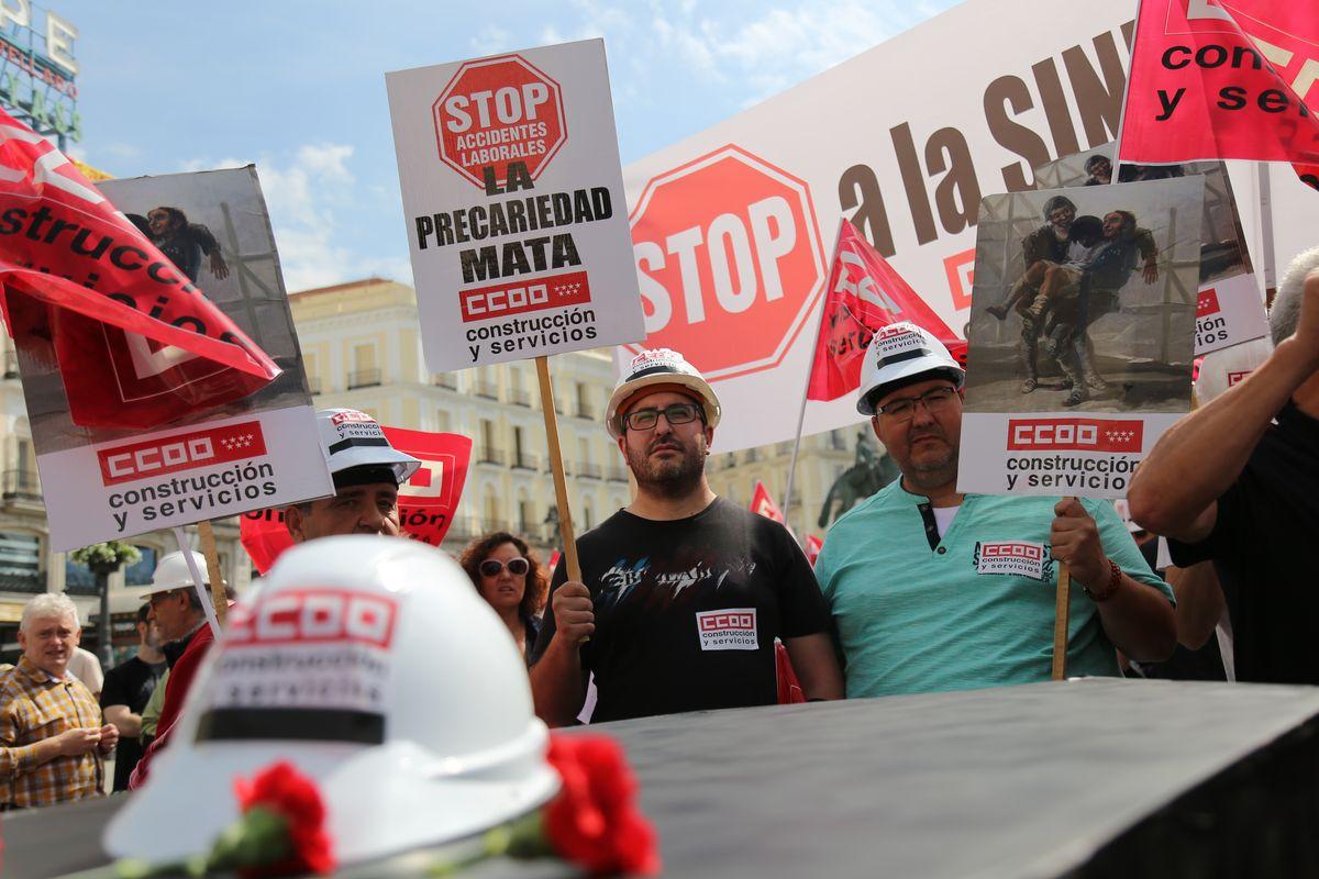 Junio. Madrid clama contra la siniestralidad laboral