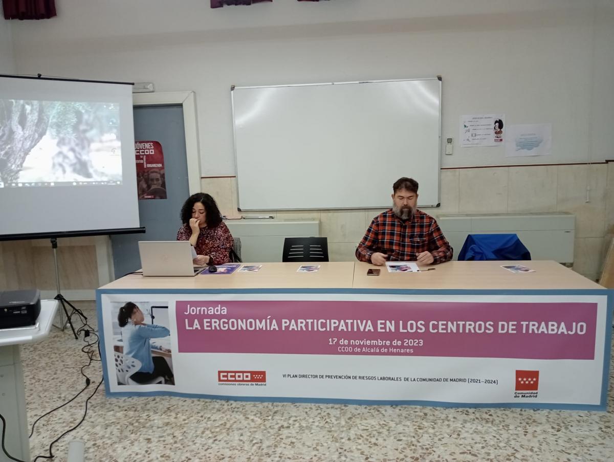Jornada "La ergonoma participativa en los centros de trabajo" en Alcal de Henares