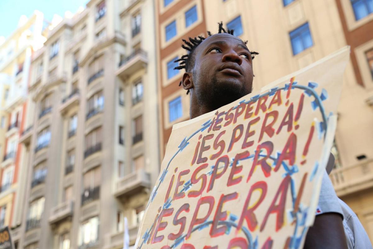 Junio. Manifestacin en Madrid por los derechos de las personas refugiadas y migrantes