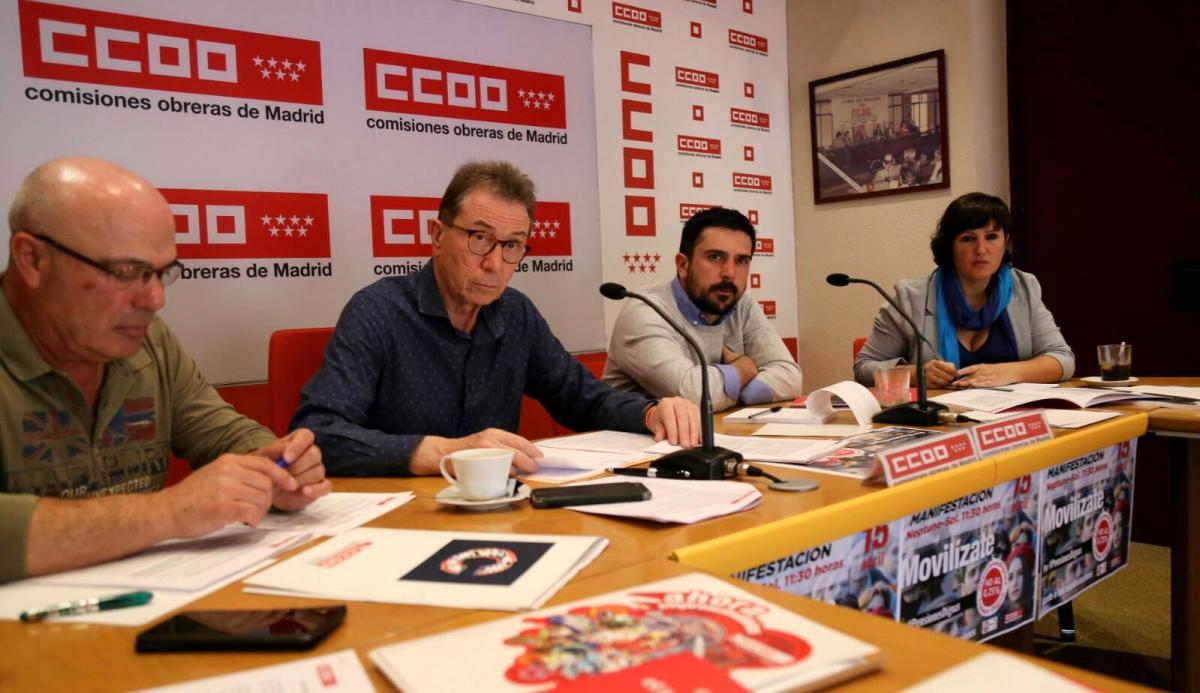 Reunin de CCOO Madrid con Podemos Comunidad de Madrid