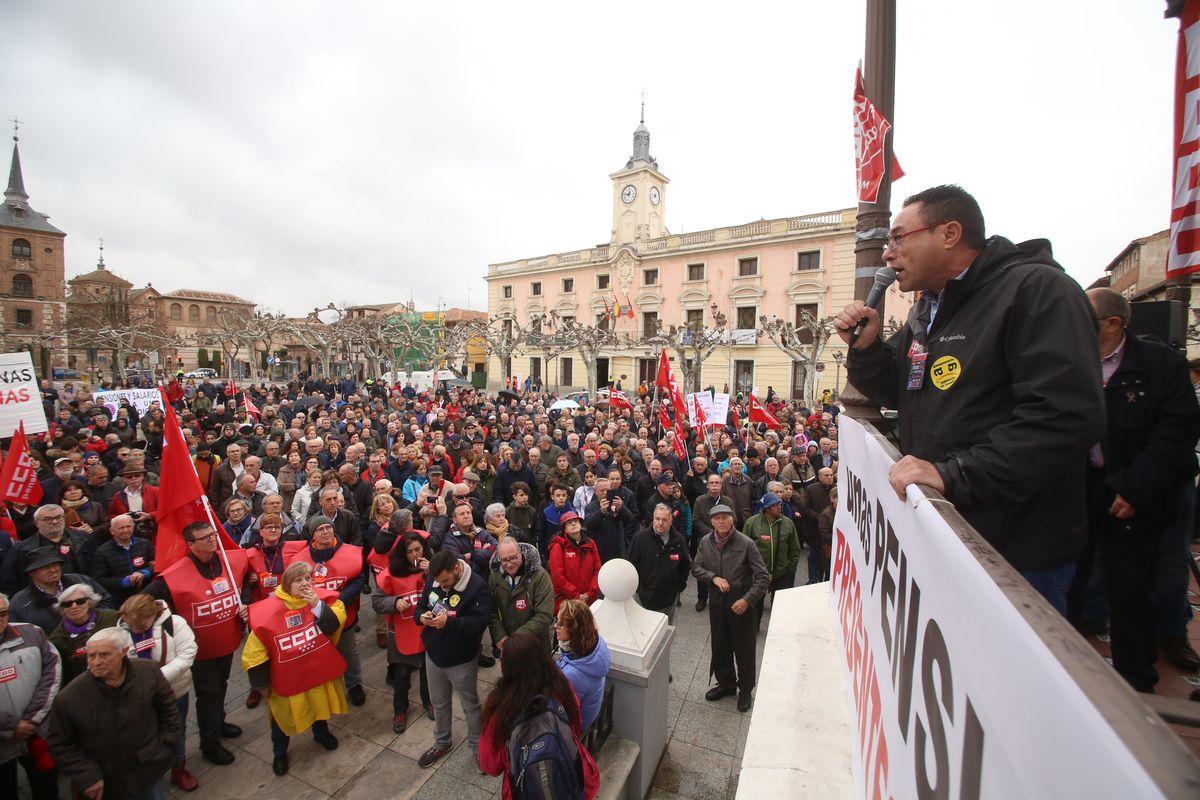 Abril. Manifestacin pensiones dignas en Alcal de Henares