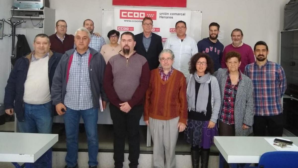 Jaime Cedrn acompaa a CCOO Henares en la constitucin del primer comit comarcal del sindicato