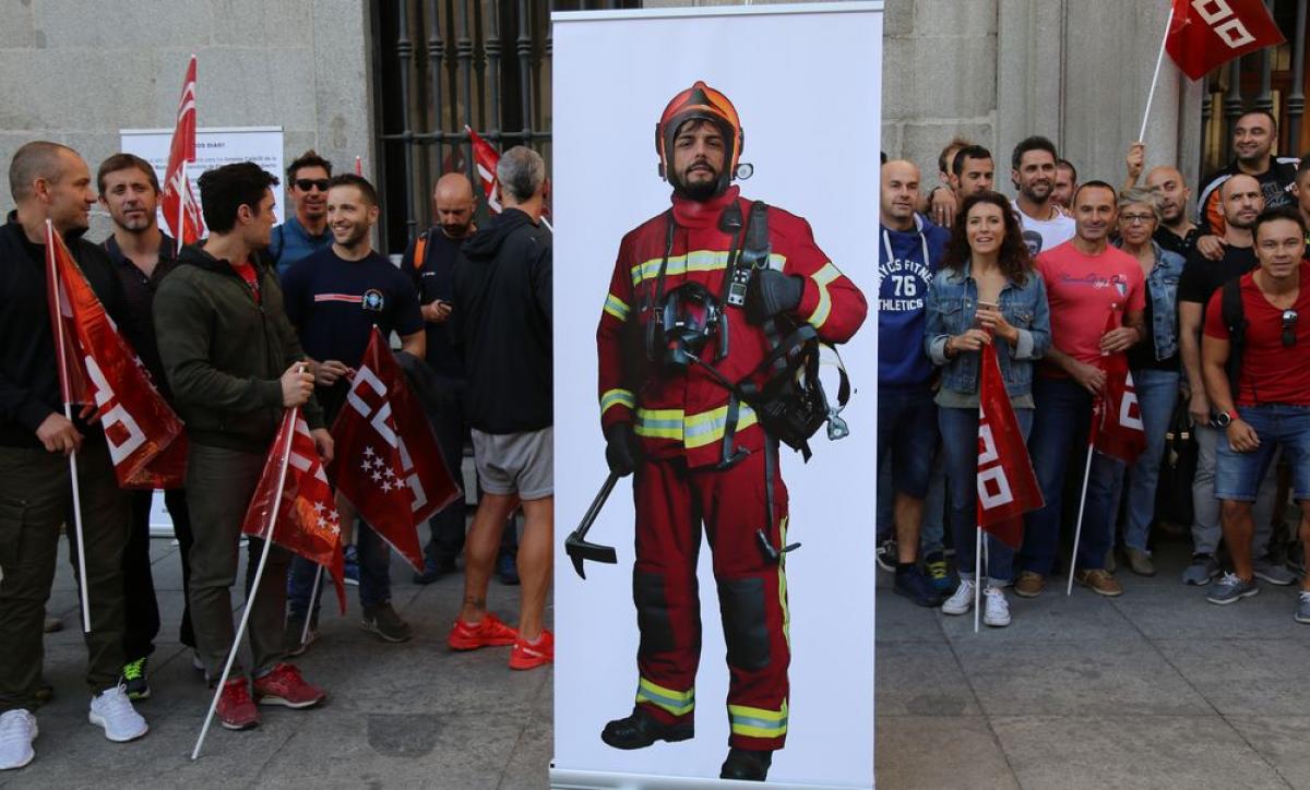 Octubre. Protesta de la plantilla de EMESA, mantenimiento de la M30 de Madrid