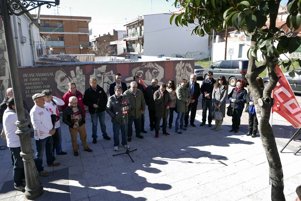 Homenaje a los Abogados de Atocha en Alcobendas