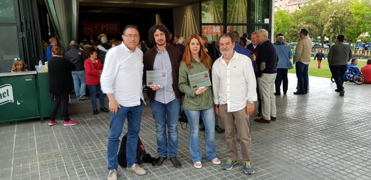 CCOO Henares acude a la Fiesta de la Rosa del PSOE de Torrejn: Por la educacin pblica, gratuita y de calidad