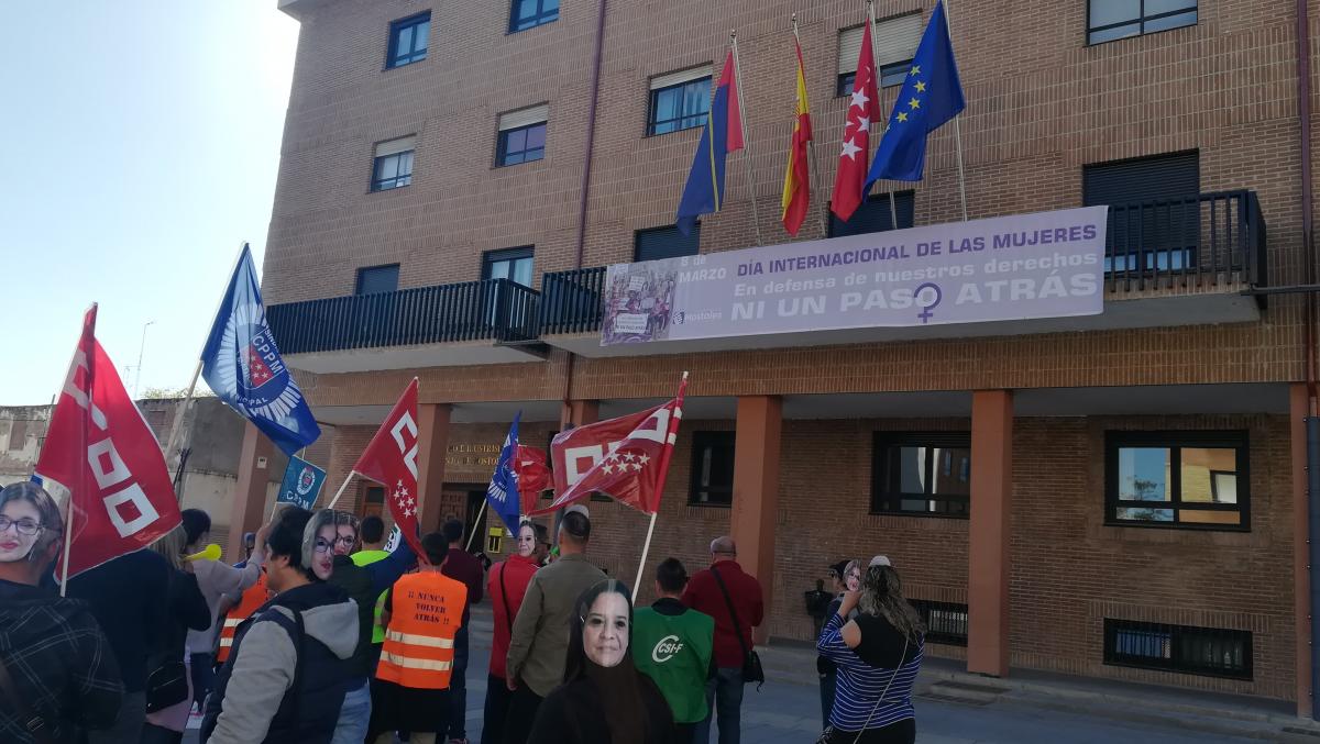 Protesta este jueves de la plantilla de la Polica Municipal de Mstoles