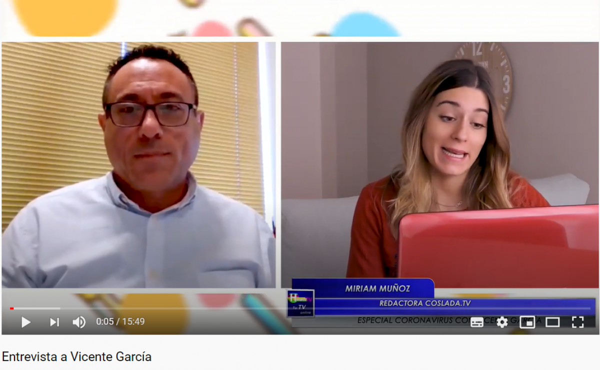 Coslada TV realiza una amplia entrevista al secretario general de CCOO Henares, Vicente Garca