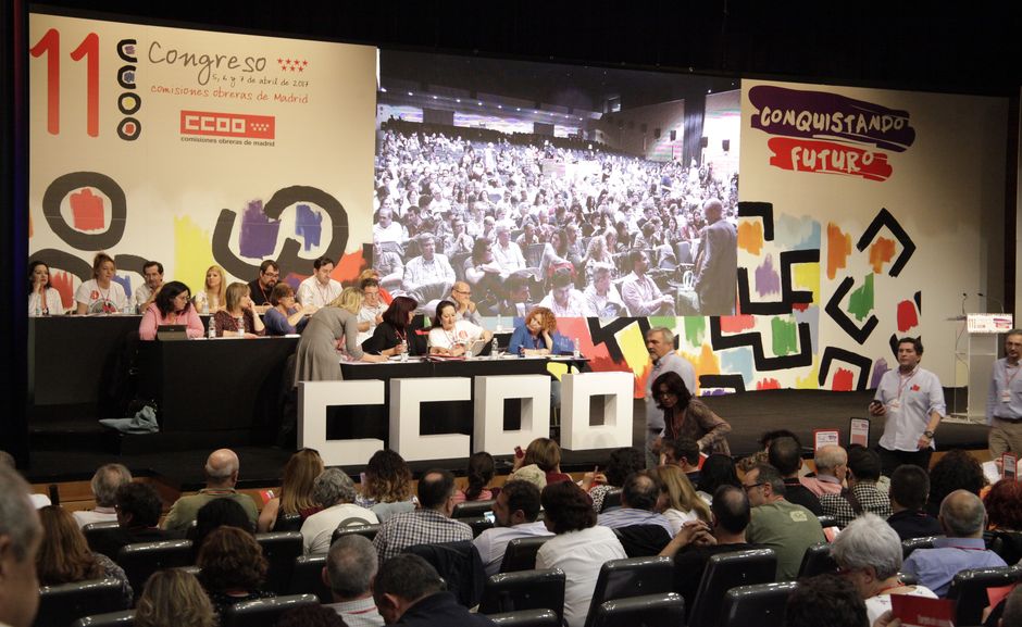 11 Congreso CCOO Madrid, desarrollo y clausura