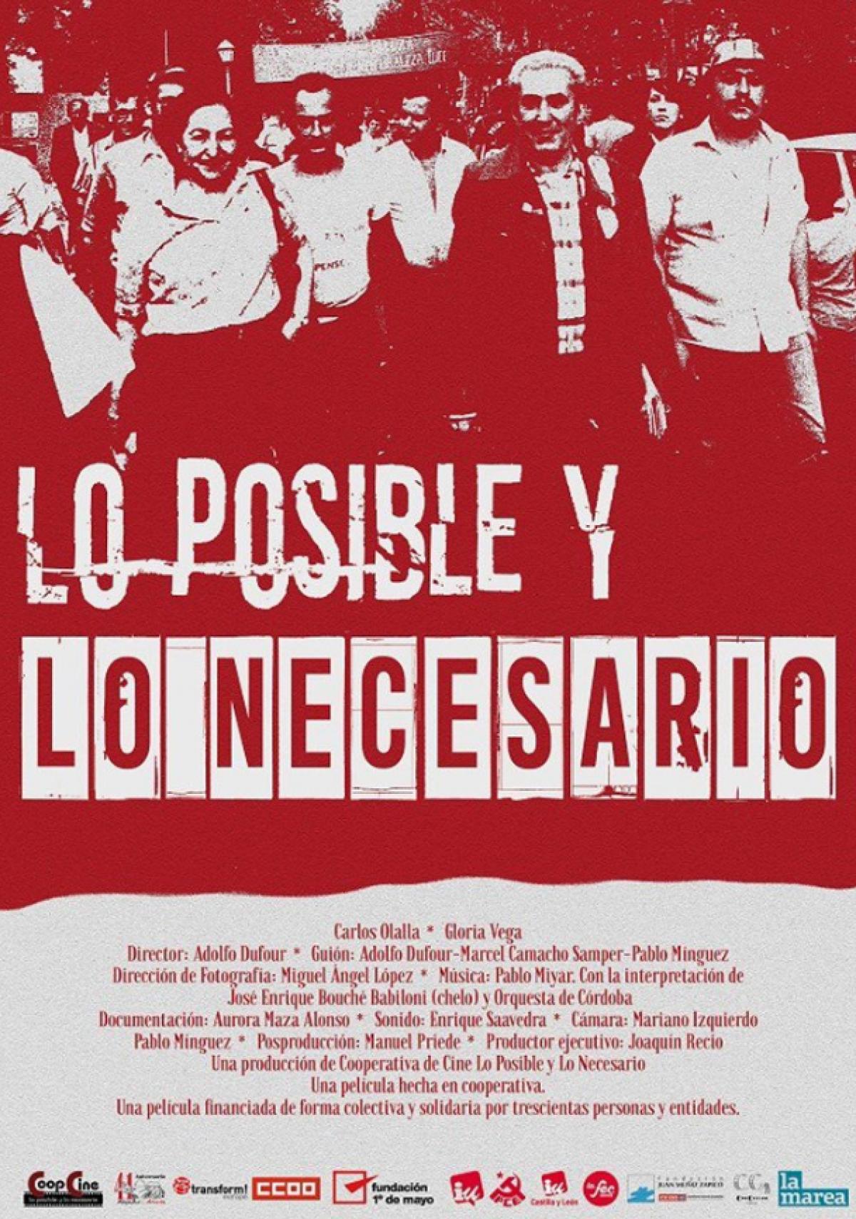 Se estrena Lo posible y lo necesario, la pelcula documental protagonizada por Marcelino Camacho