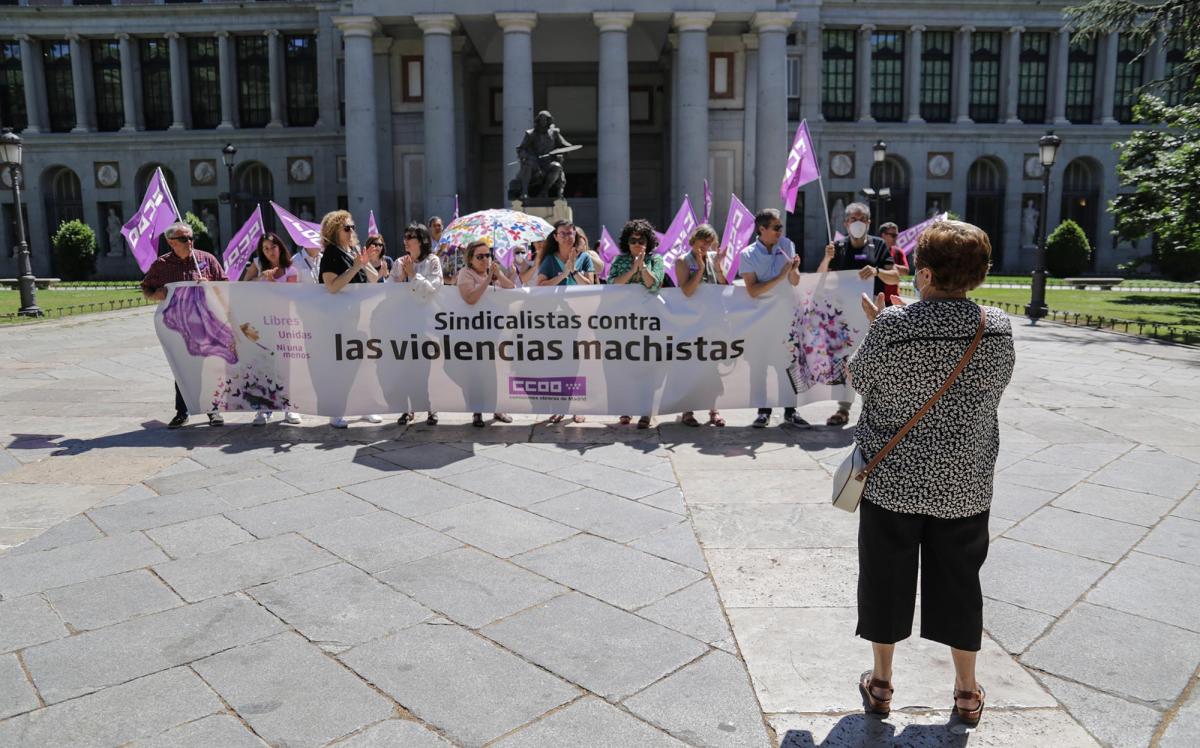 Concentración contra la violencia machista el 10 de junio de 2022