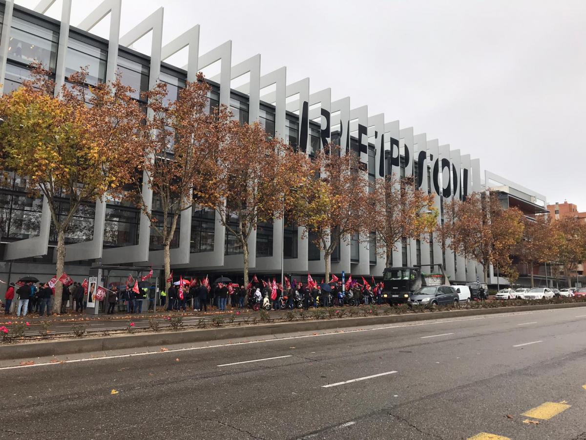 Manifestación plantilla Repsol