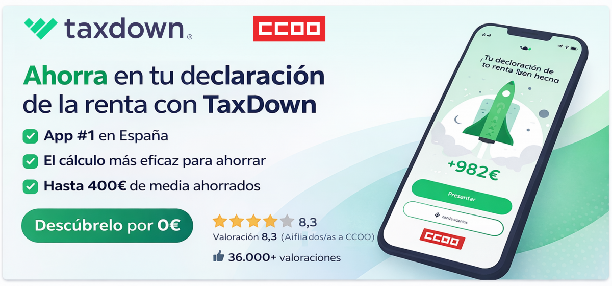 Ahorra 240€ en tu renta con Taxdown