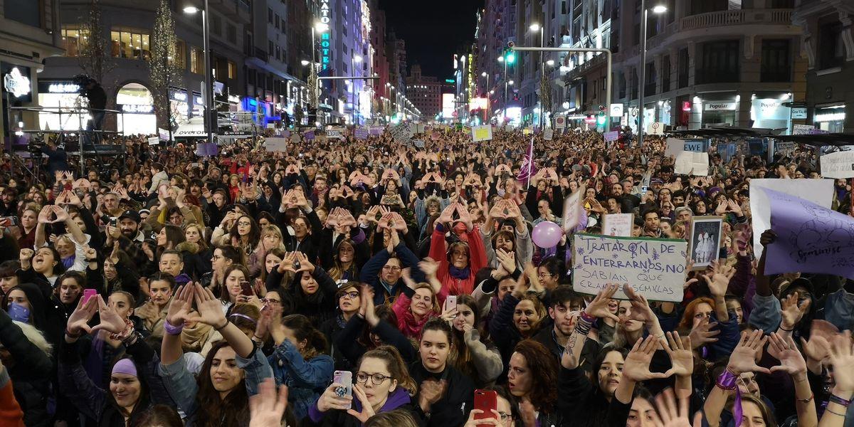 Manifestacion 8M, D�a Internacional de la Mujer Trabajadora, Madrid 2019