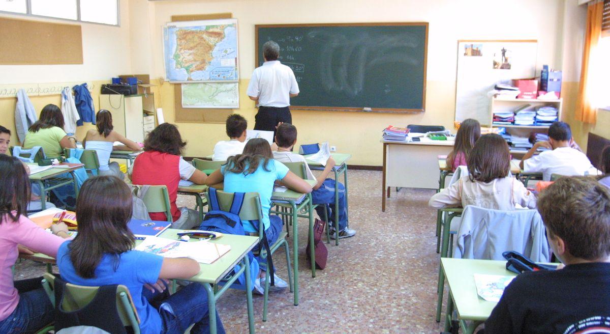 Principio de curso en una escuela de Madrid (archivo)
