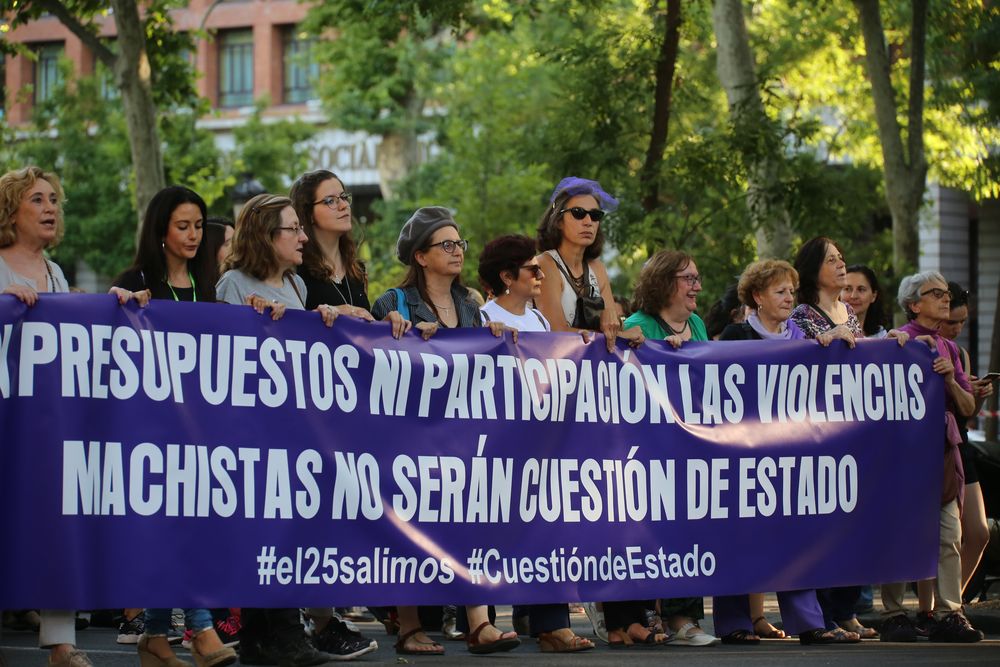 Manifestación en Madrid contra las Violencias Machistas