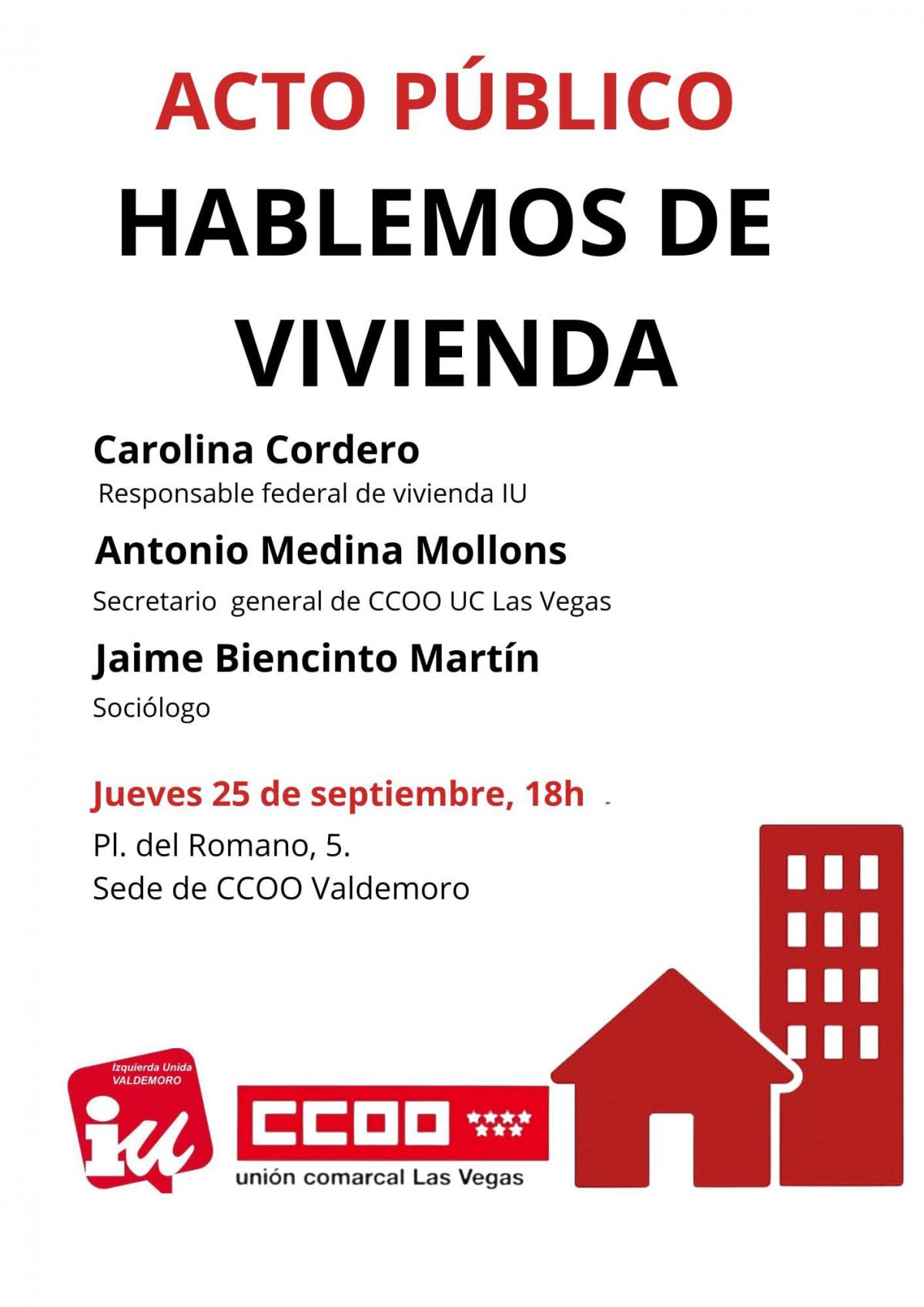 ACTO PÚBLICO: Hablemos de vivienda