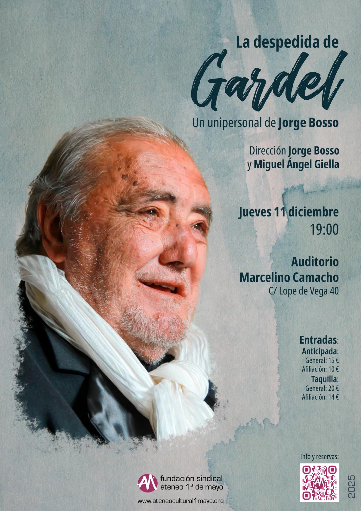 La despedida de Gardel