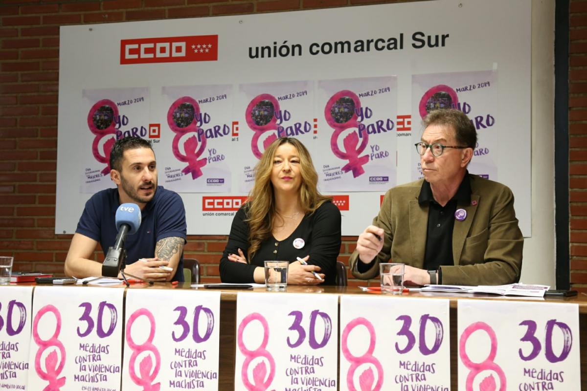 Las ha presentado la Unión Comarcal Sur de CCOO, este lunes en Getafe, en un acto al que ha asistido Jaime Cedrún