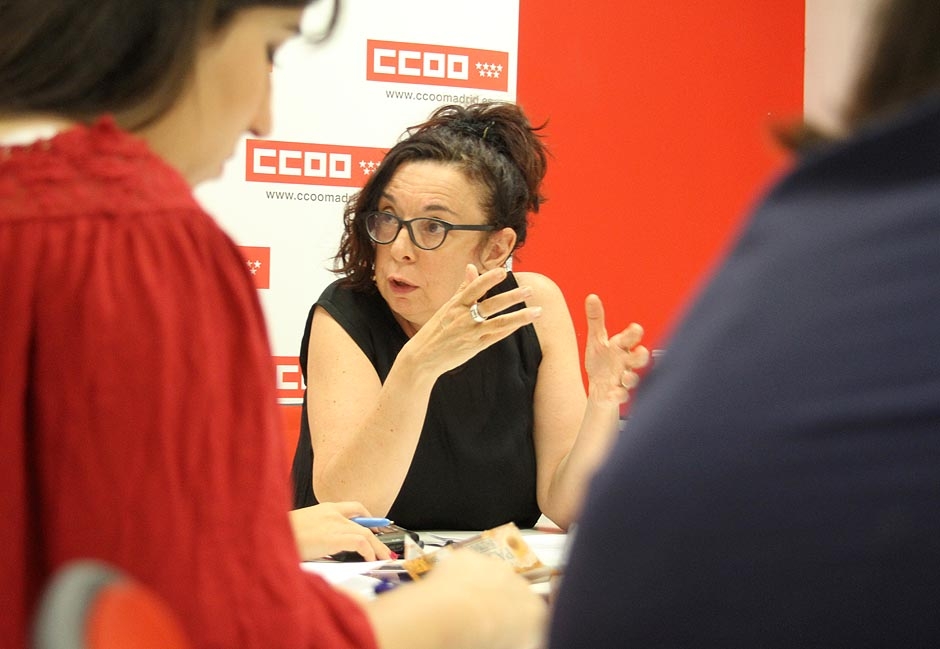 Isabel Galv�n, secretaria general de la Federaci�n de Ense�anza de CCOO de Madrid