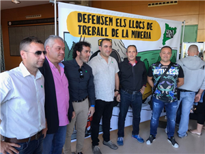 CCOO Industria de Catalunya en defensa de la minería