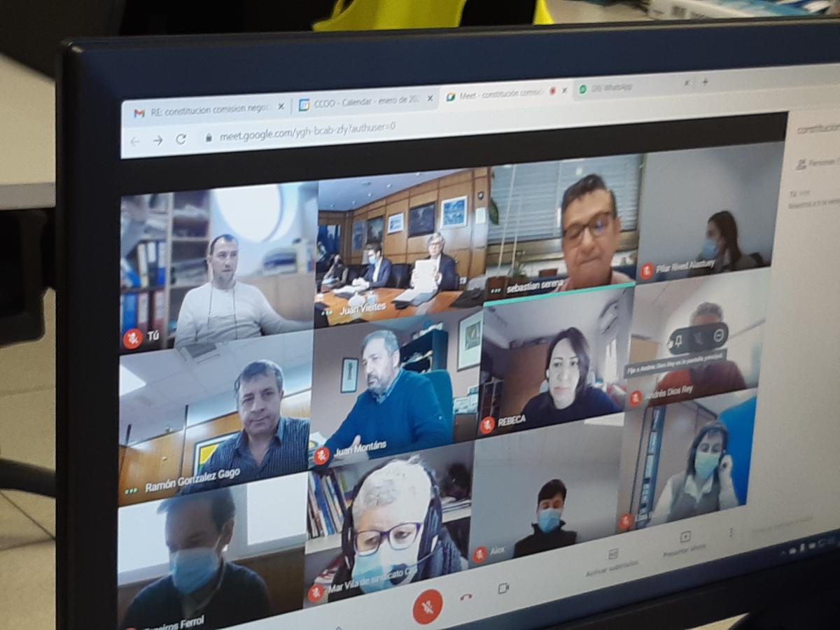 La mesa se constituyó en remoto