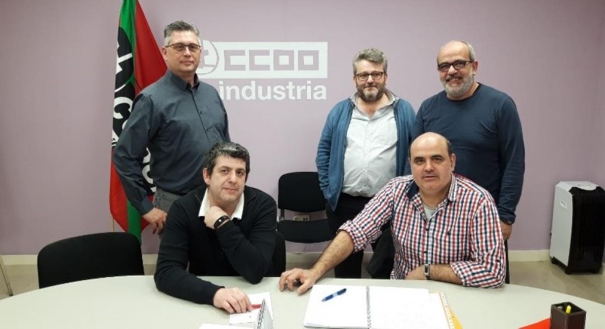 La reunión se celebró en la sede de CCOO de Industria de Euskadi en Bilbao