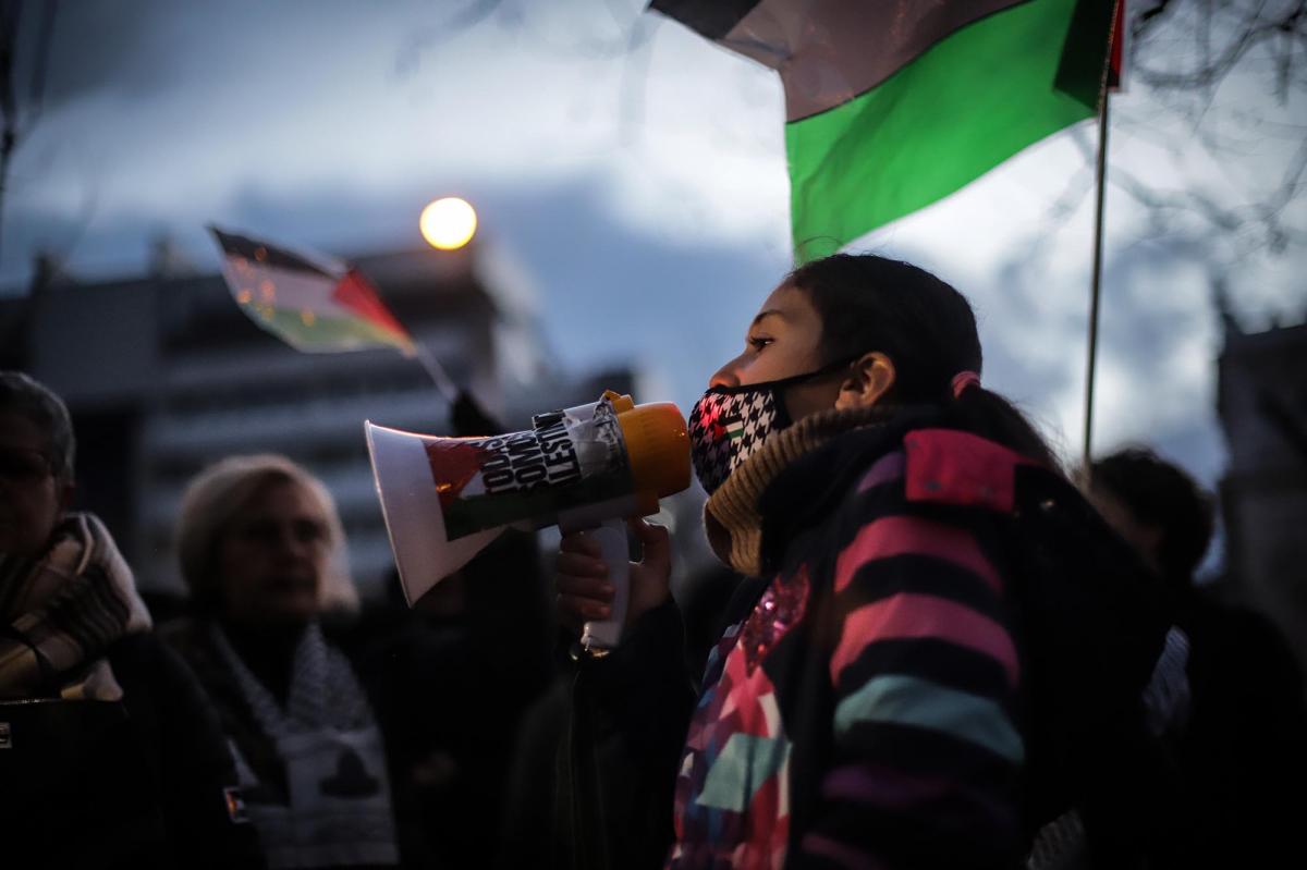 Vigilia solidaria con el pueblo palestino