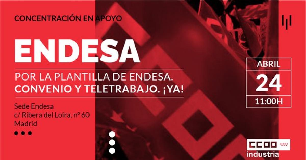 La concentración arrancará a las 11 y terminará a las 13 horas