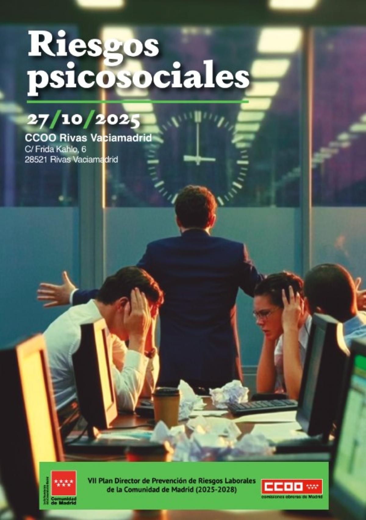 Jornada Riesgos Psicosociales en Rivas Vaciamadrid
