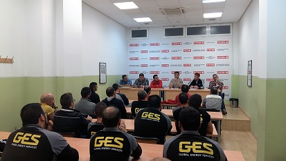 Imagen de una asamblea de GES