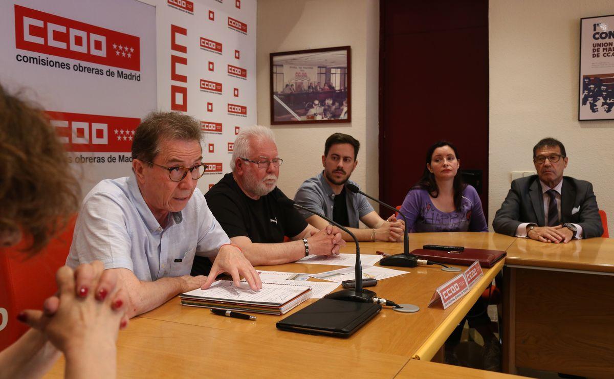 CCOO de Madrid apoya a los cooperativistas y se reunirá con las instituciones para tratar de desbloquear la situación