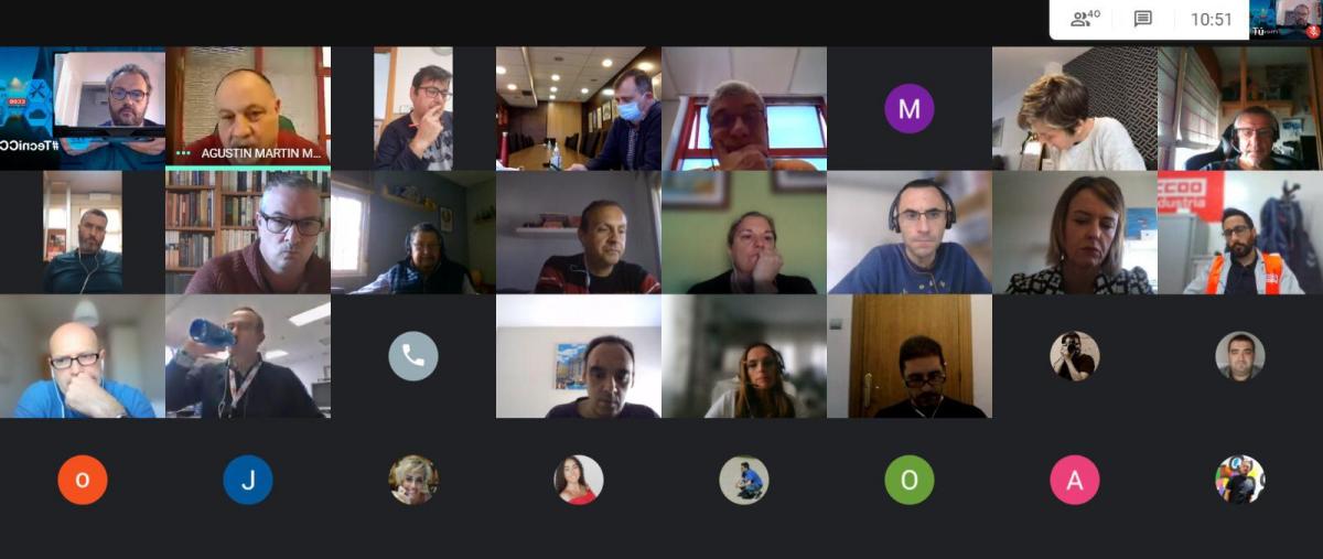 Reunión telemática para extender el Proyecto TécniCCOOs