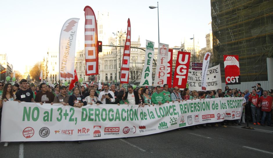 La huelga educativa impacta en todos los centros educativos de la Comunidad de Madrid