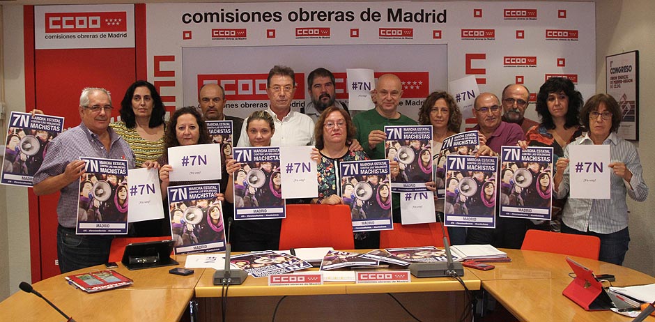 CCOO de Madrid contra las violencias machistas