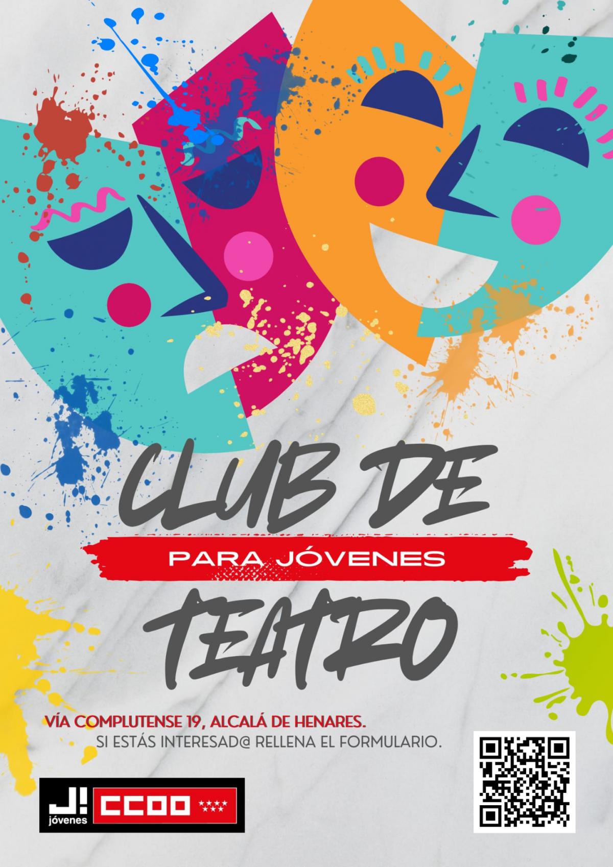 Jóvenes CCOO Henares impulsa un club de teatro para jóvenes