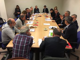 Reunión en el Parlamento Europeo