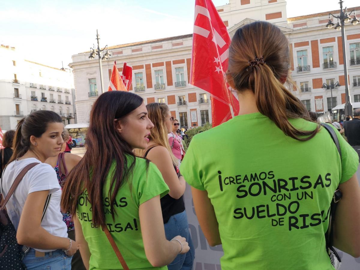 Contra la precariedad laboral de las trabajadoras de Escuelas Infantiles privadas de la Comunidad de Madrid