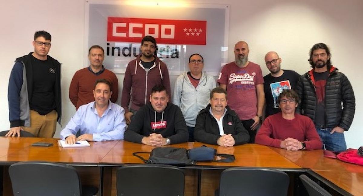 Asistentes a la última conferencia congresual de CCOO en CAF