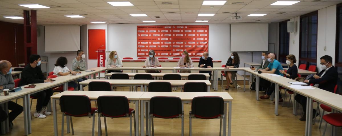 Reunión entre CCOO de Madrid y PSOE del Ayuntamiento de Madrid