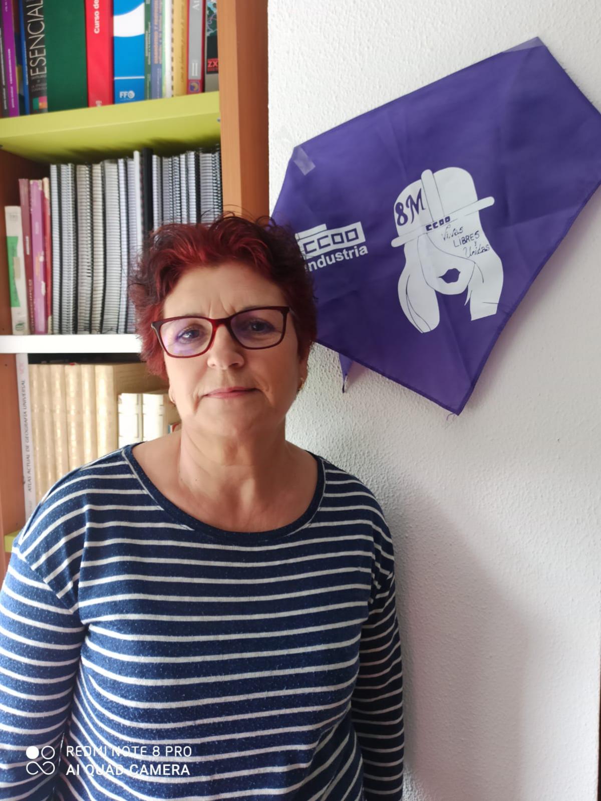 Mercedes Carrera González, responsable de Igualdad de la Federación de Industria de Galicia