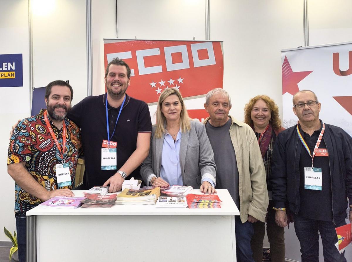 La Unión Comarcal Sur de CCOO de Madrid en la IV Feria de Empleo de Getafe.