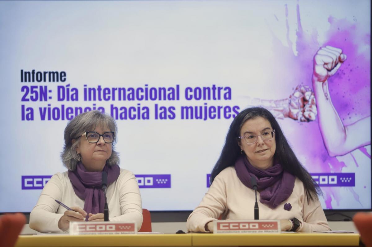 Paloma López y Lidia Fernández en rueda de prensa