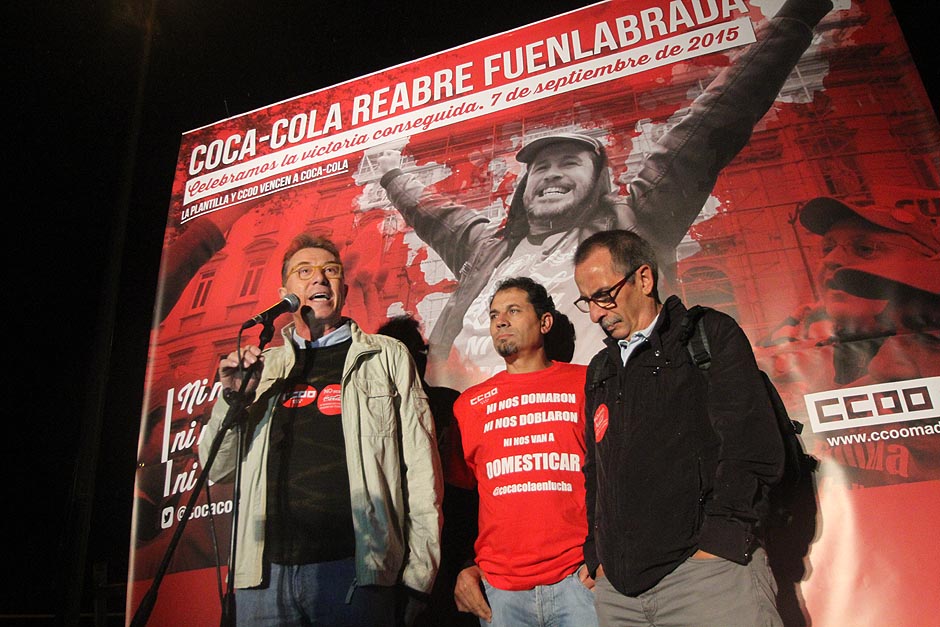 Reapertura de la fábrica de Coca Cola en Fuenlabrada