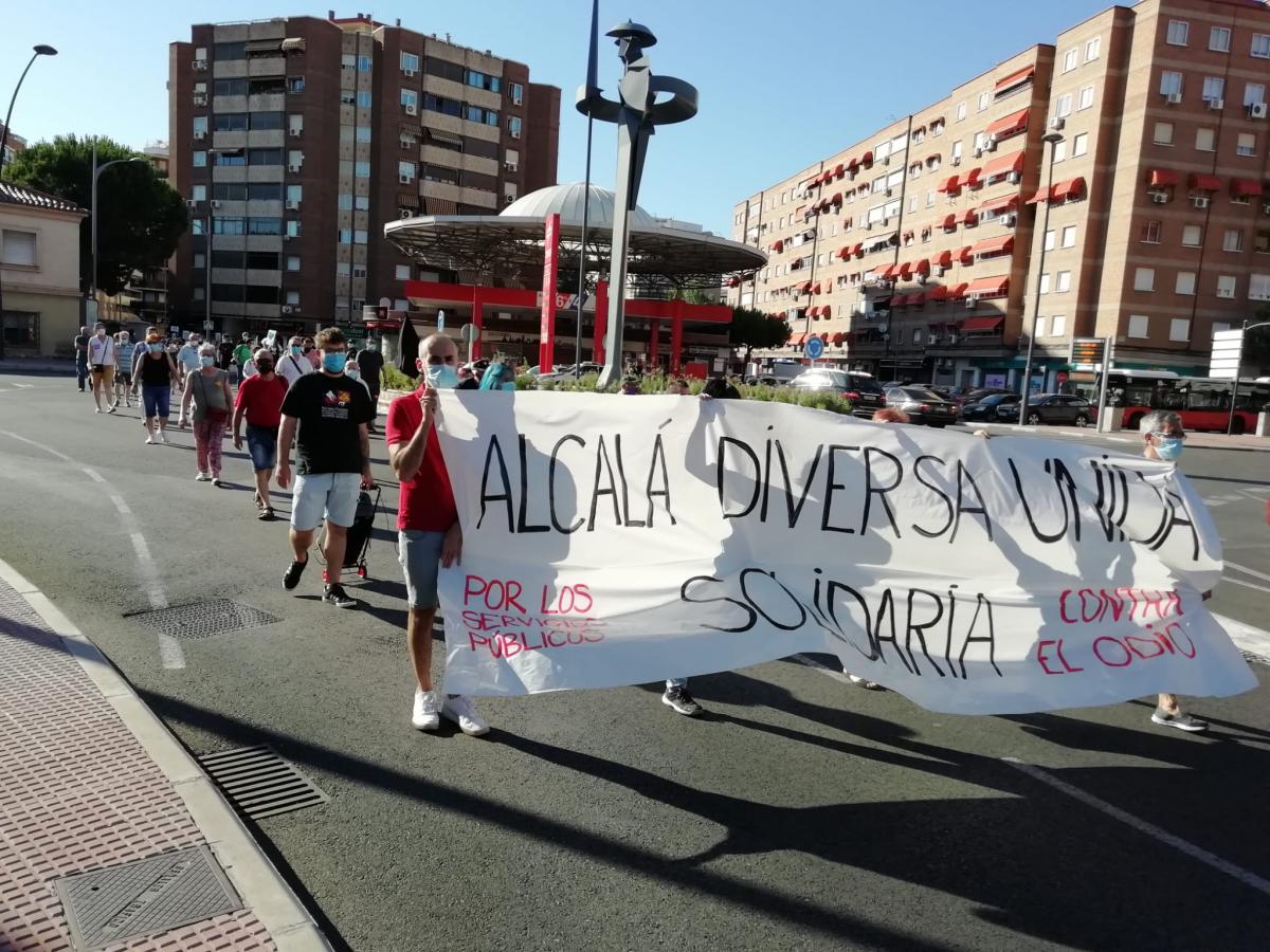 Manifestación 4J en Alcalá de Henares