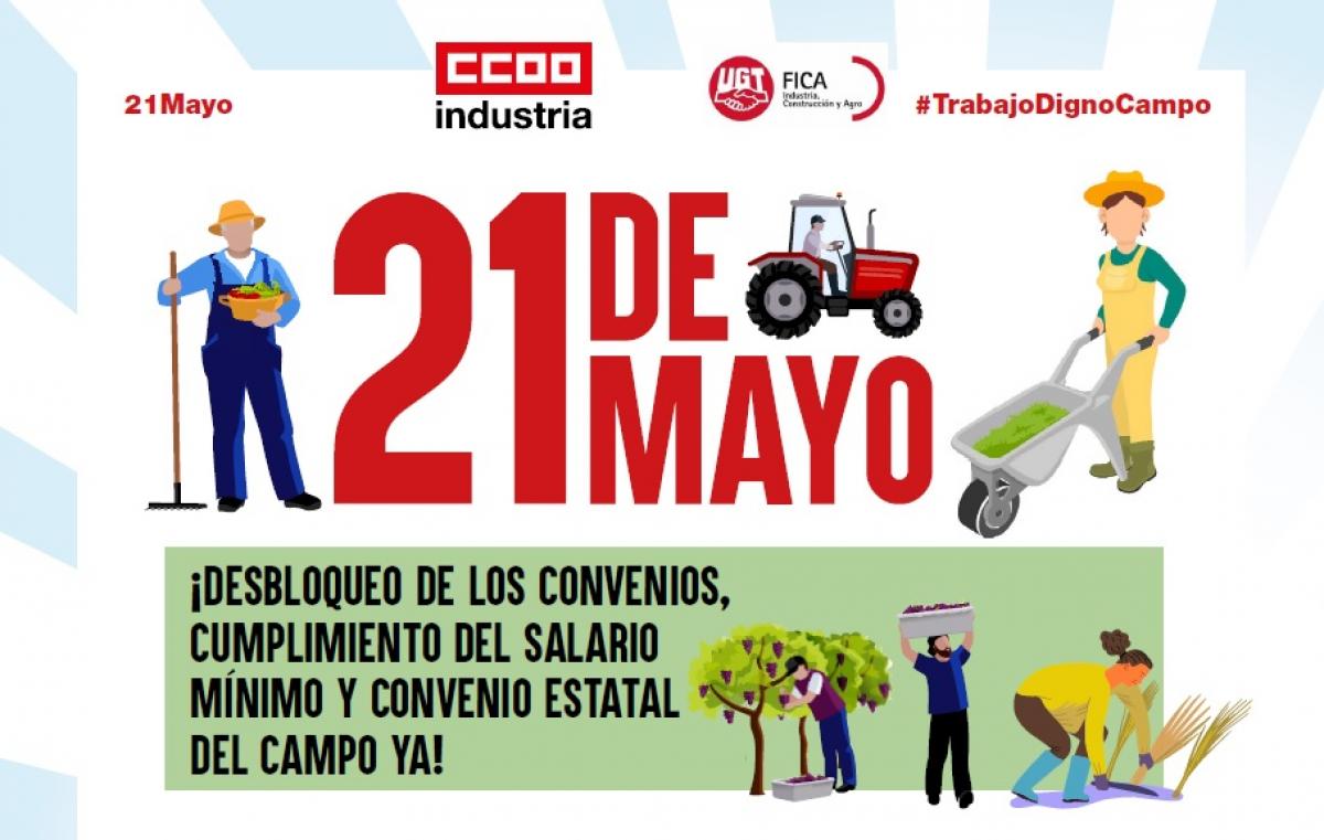 CCOO y UGT pondrán la guinda a las protestas con una gran movilización el 21 de mayo