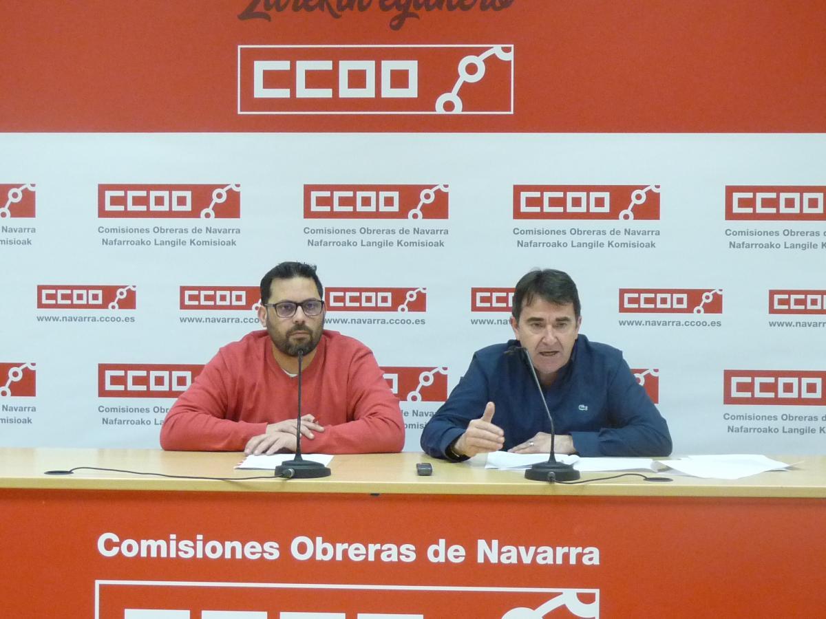 Josema Romeo y Jesus Ceras en la rueda de prensa